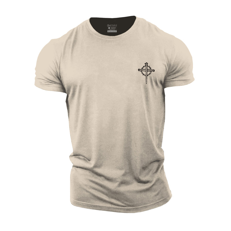 Mini Thorn Cross Cotton T-Shirt