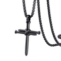 Joshua 1:9 Cross Necklace