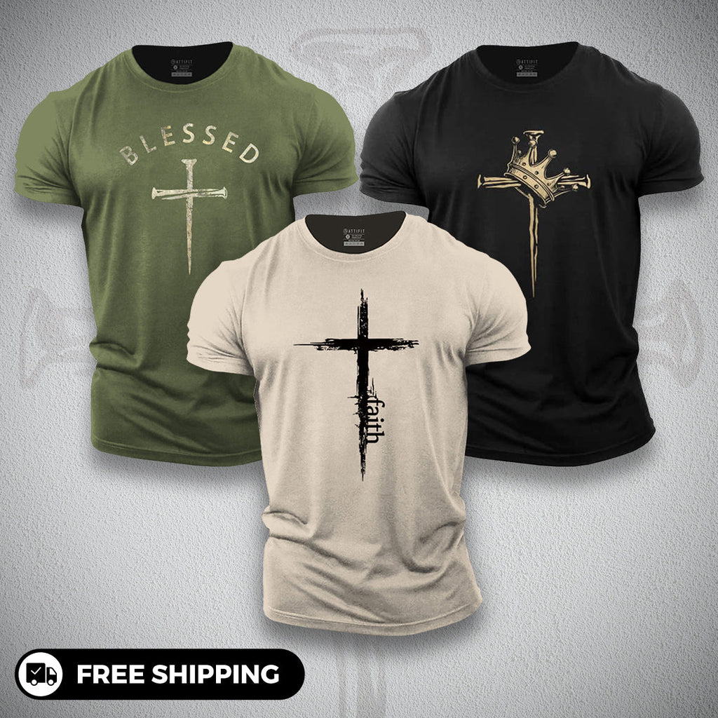 Christian 3-Pack - Cotton T-Shirts