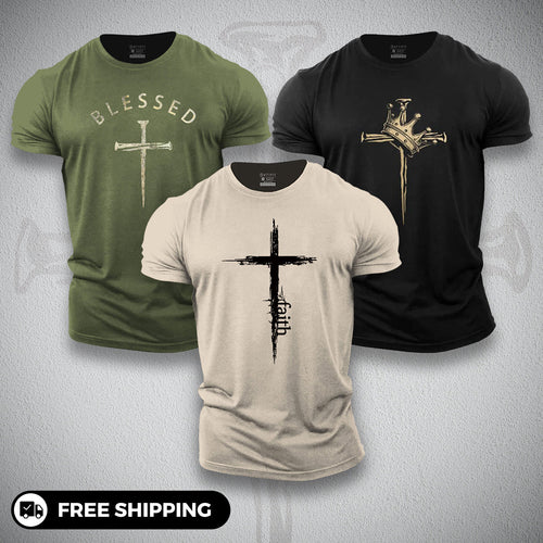 Christian 3-Pack - Cotton T-Shirts