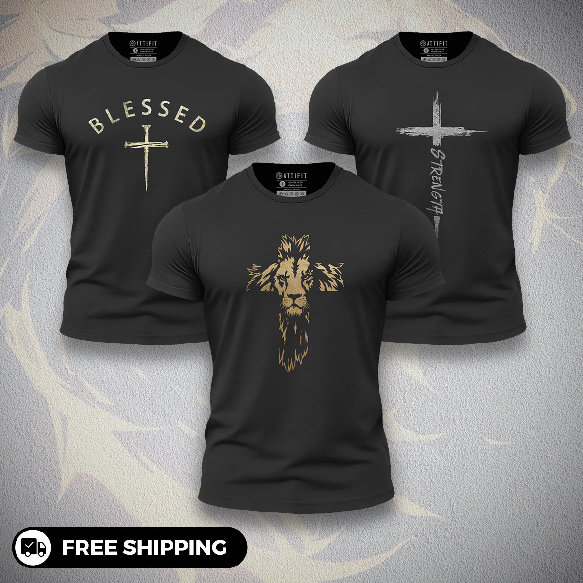 Christian 3-Pack - Quick-Dry T-Shirts