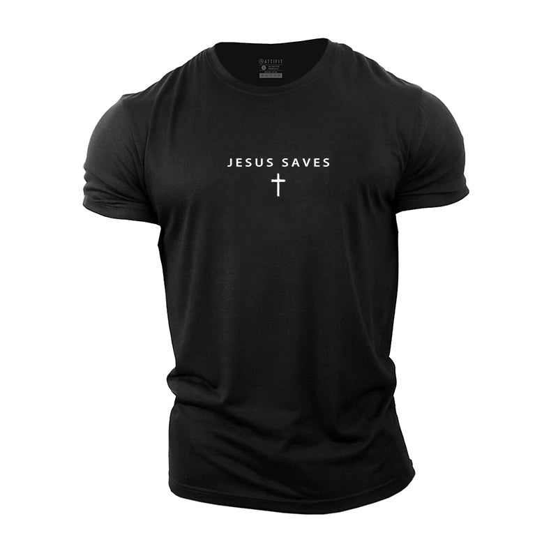 Jesus Saves Cotton T-Shirt