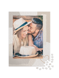 Tan Heart Custom Photo Jigsaw Puzzle (1 Photo, Portrait)