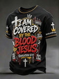 Men's 'I am covered by the blood of Jesus' T-shirts