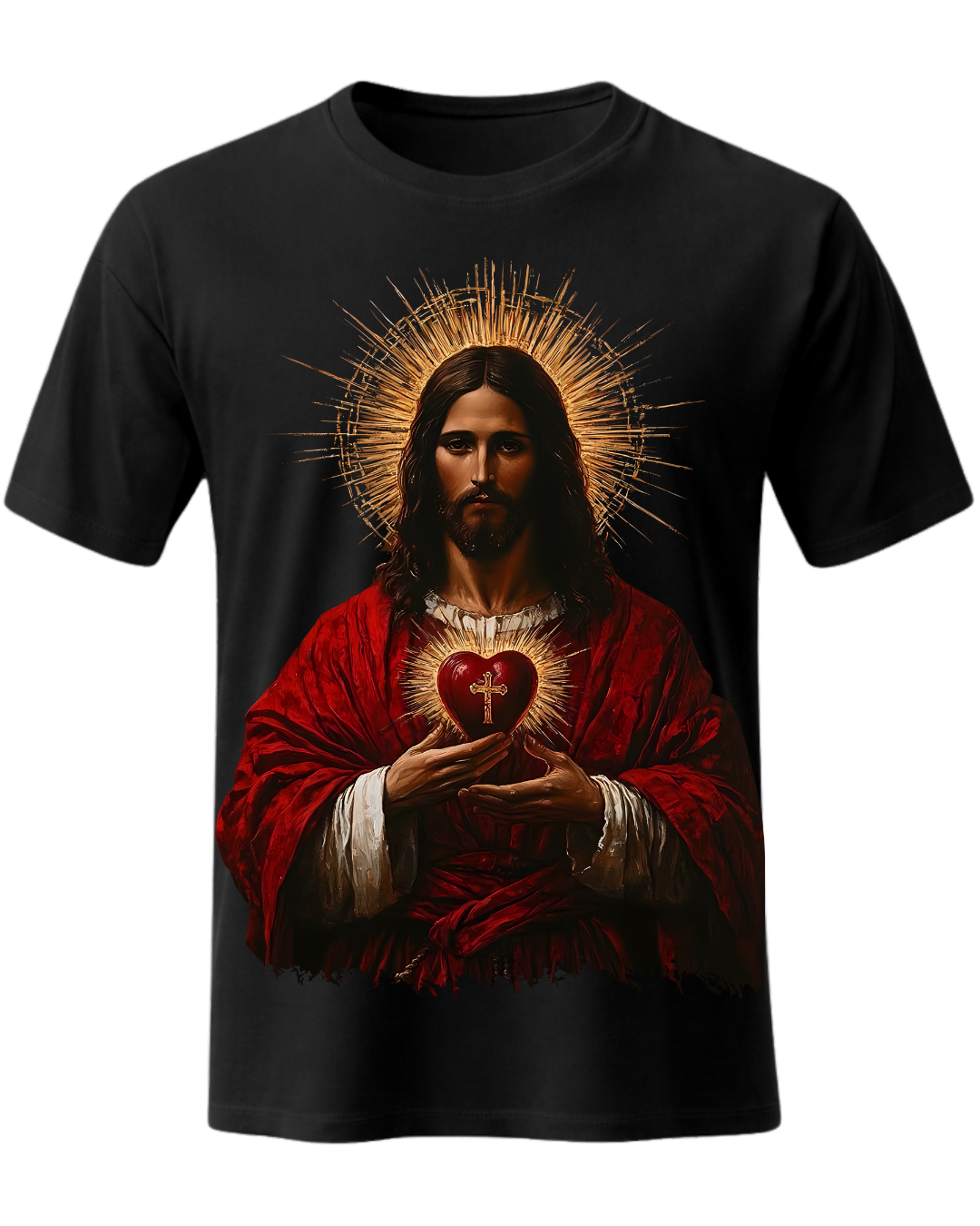 Jesus Sacred Heart Vintage Tee