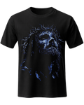 Jesus Christ Crown of Thorns Christian Faith Graphic T-Shirt