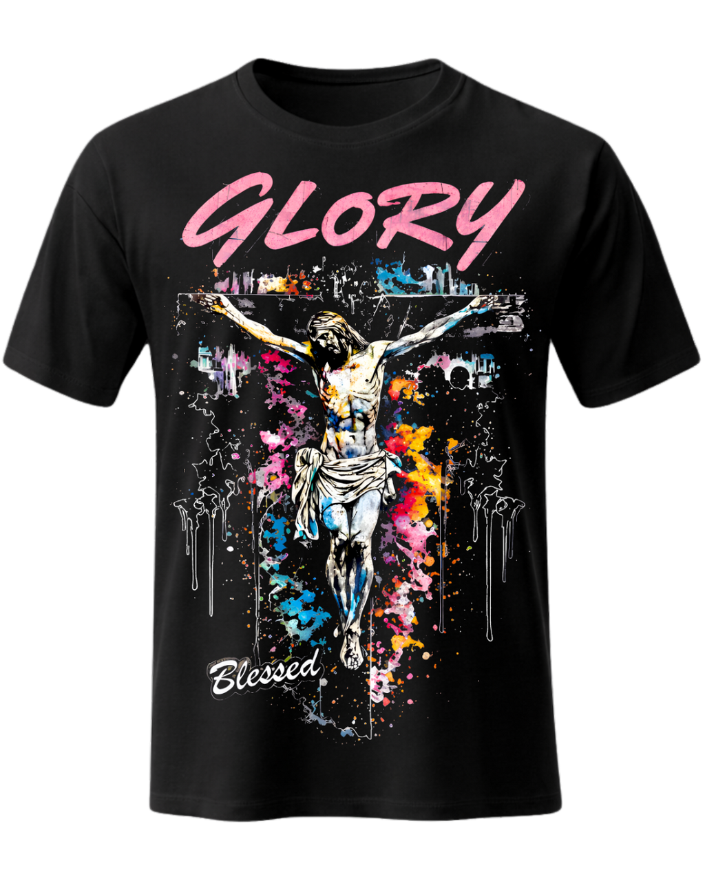 Christian Jesus Christ Glory Blessed Graphic Tee