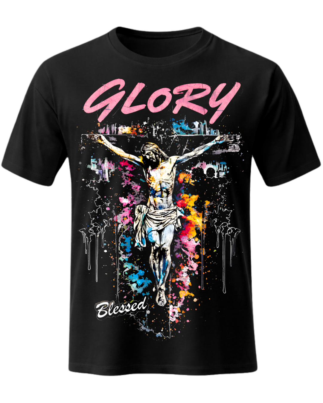 Christian Jesus Christ Glory Blessed Graphic Tee