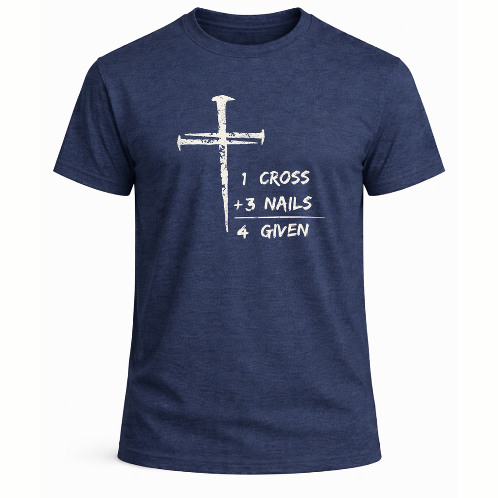 1 Cross Three Nails Forgiven T-Shirt - Men's
