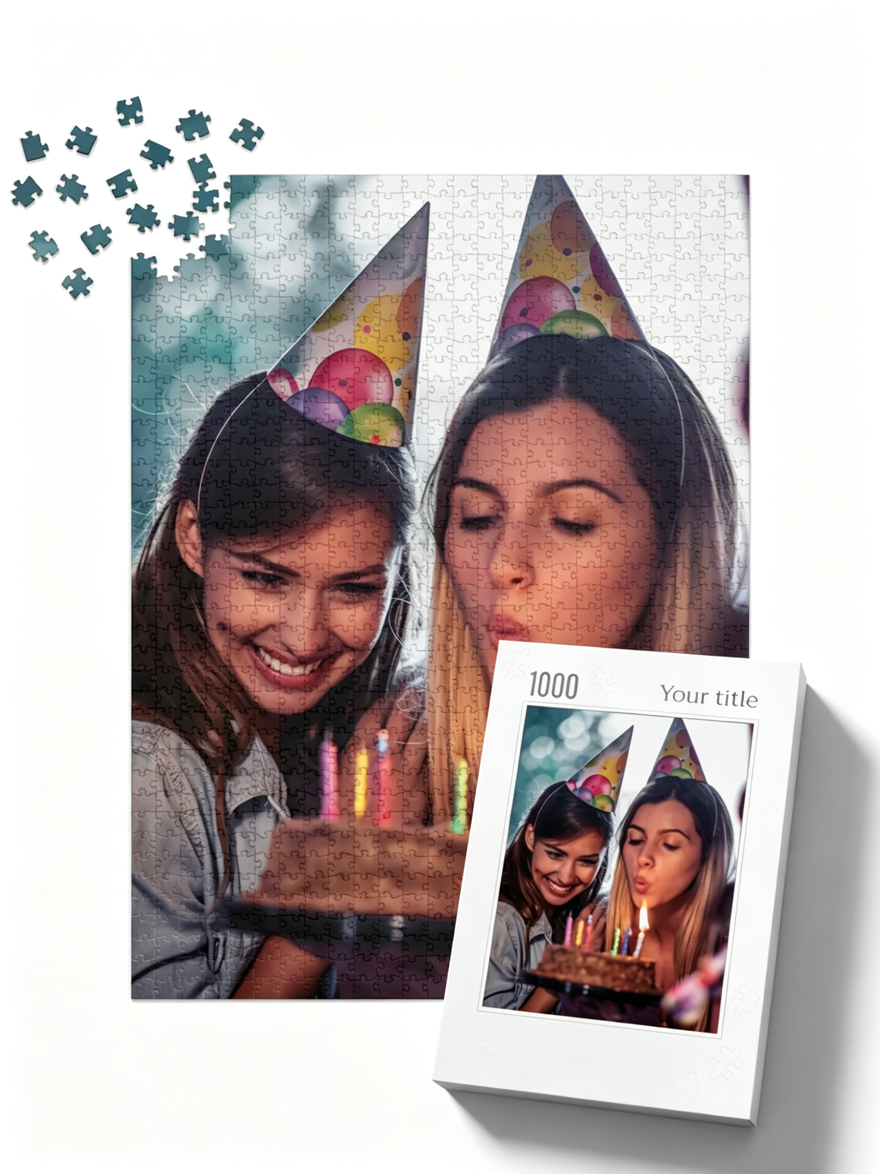 Birthday Custom Photo Jigsaw Puzzle (1 Photo, Portrait)