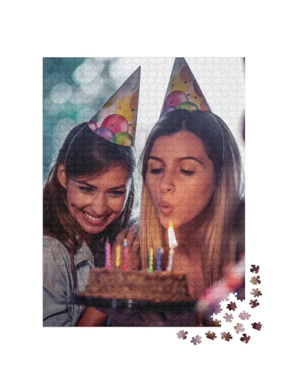 Birthday Custom Photo Jigsaw Puzzle (1 Photo, Portrait)
