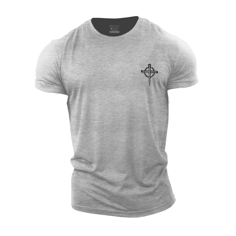 Mini Thorn Cross Cotton T-Shirt