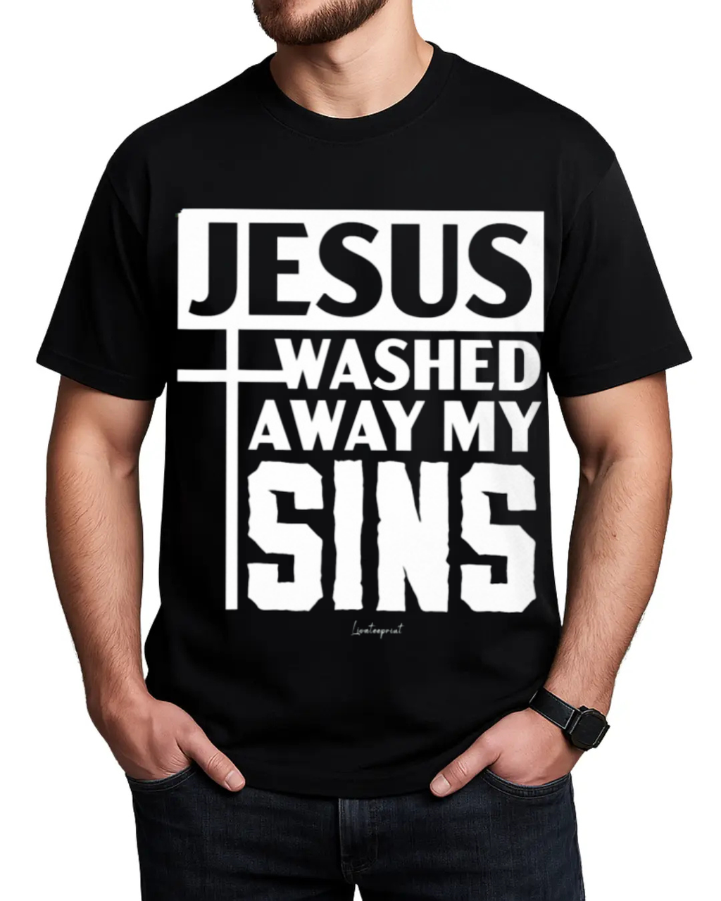 Christian Faith Jesus Away My Sins T-Shirt