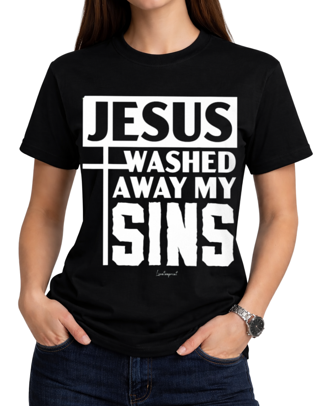 Christian Faith Jesus Away My Sins T-Shirt