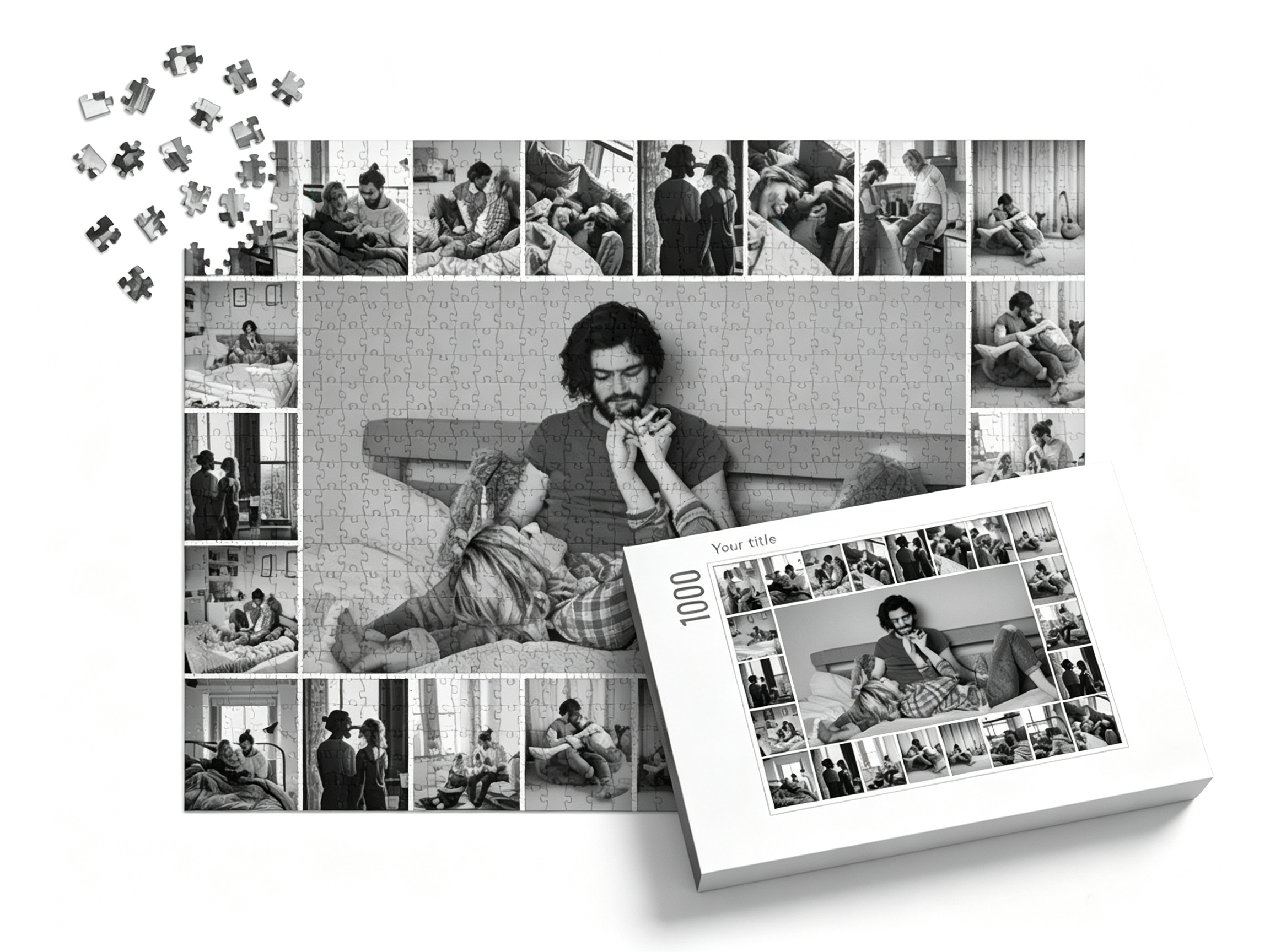 Custom Photo Collage Jigsaw Puzzle (23 Photos, Landscape)