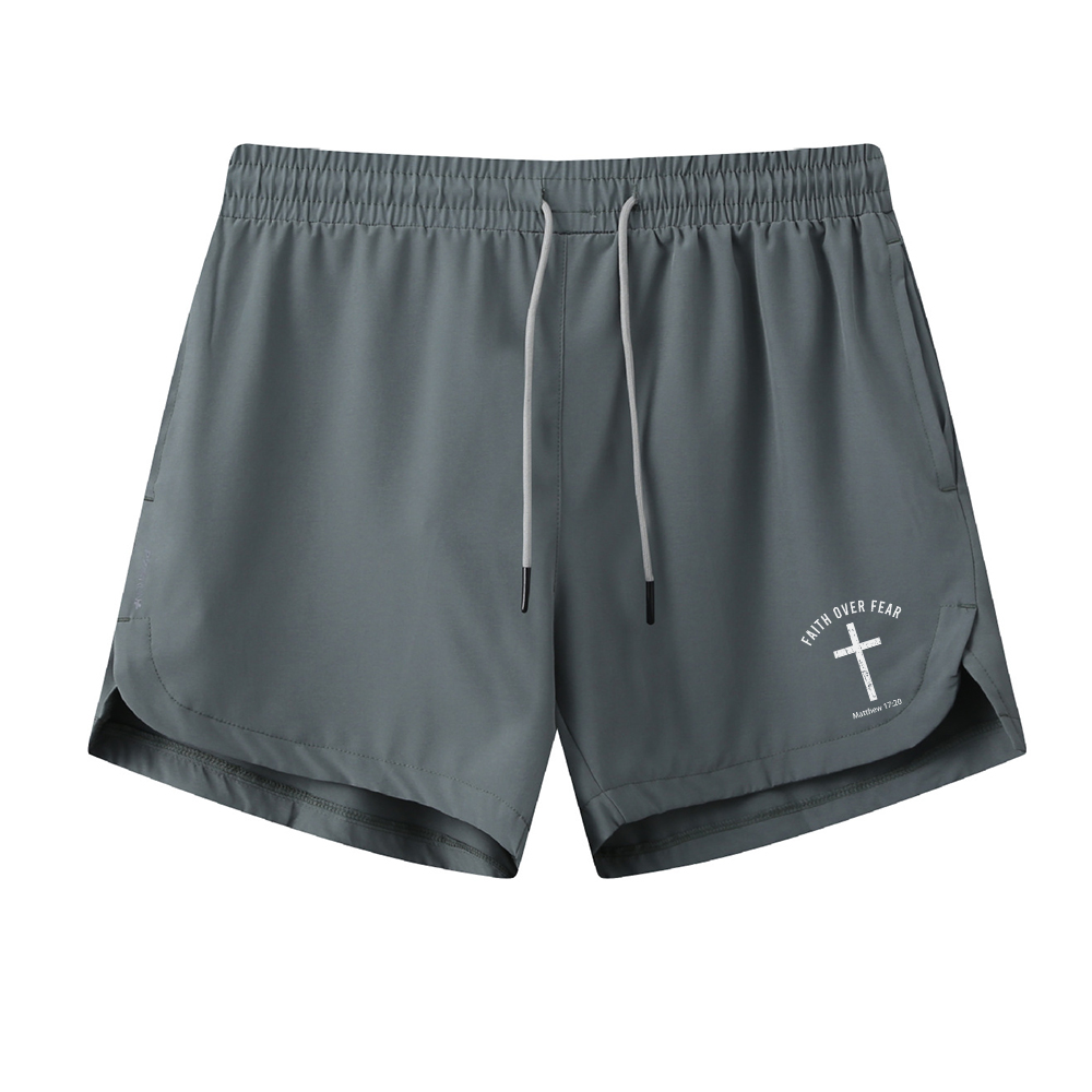 Faith over Fear 5-Inch Quick-Dry Shorts