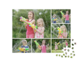 Custom Photo Collage Jigsaw Puzzle Horizontal Photos (6 Photos, Landscape)