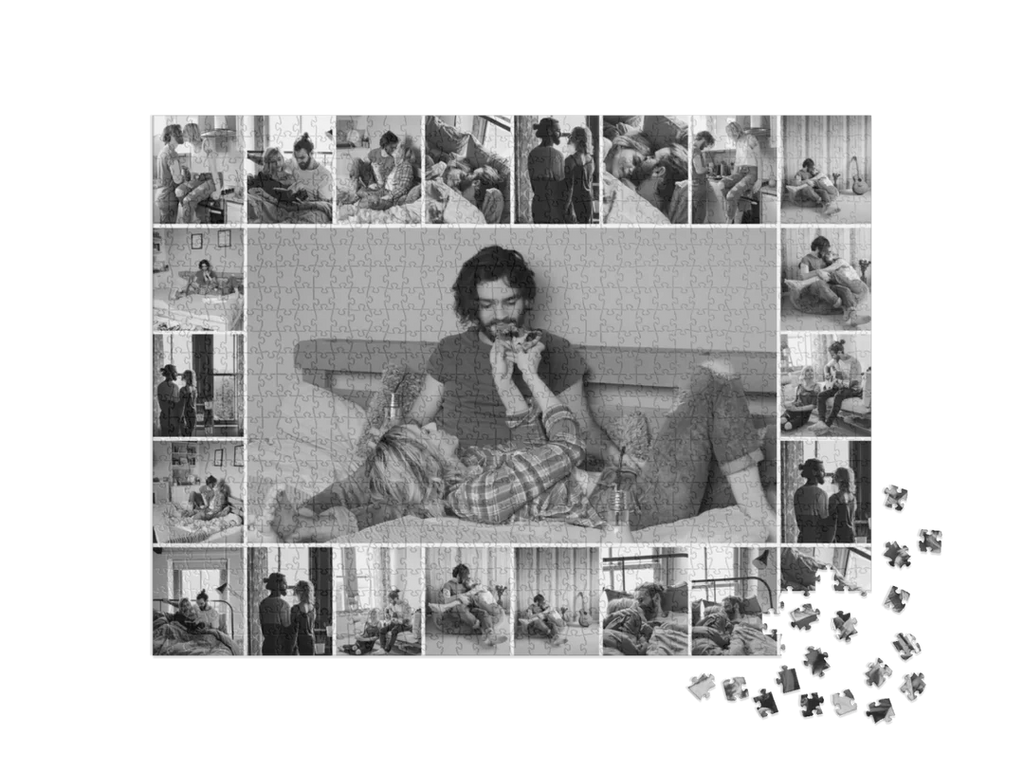 Custom Photo Collage Jigsaw Puzzle (23 Photos, Landscape)