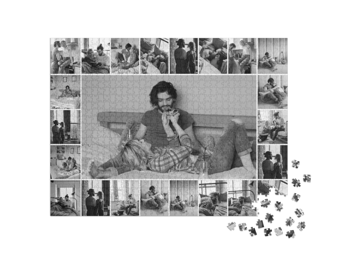 Custom Photo Collage Jigsaw Puzzle (23 Photos, Landscape)