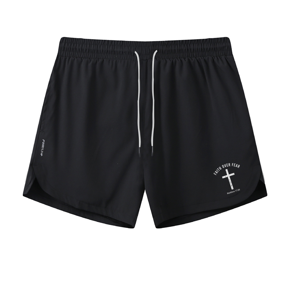 Faith over Fear 5-Inch Quick-Dry Shorts