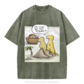 Jesus Saves The Funny Dinosaurs Christian Washed T-Shirt