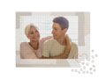 Tan Heart Custom Photo Jigsaw Puzzle (1 Photo, Landscape)