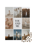 You and Me Custom Photo Collage Jigsaw Puzzle (8 Photos, Portrait)