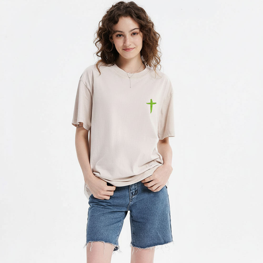 Broken But Chosen Christian Washed T-Shirt