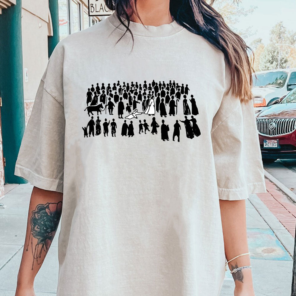 By His Wounds Christian Washed T-Shirt