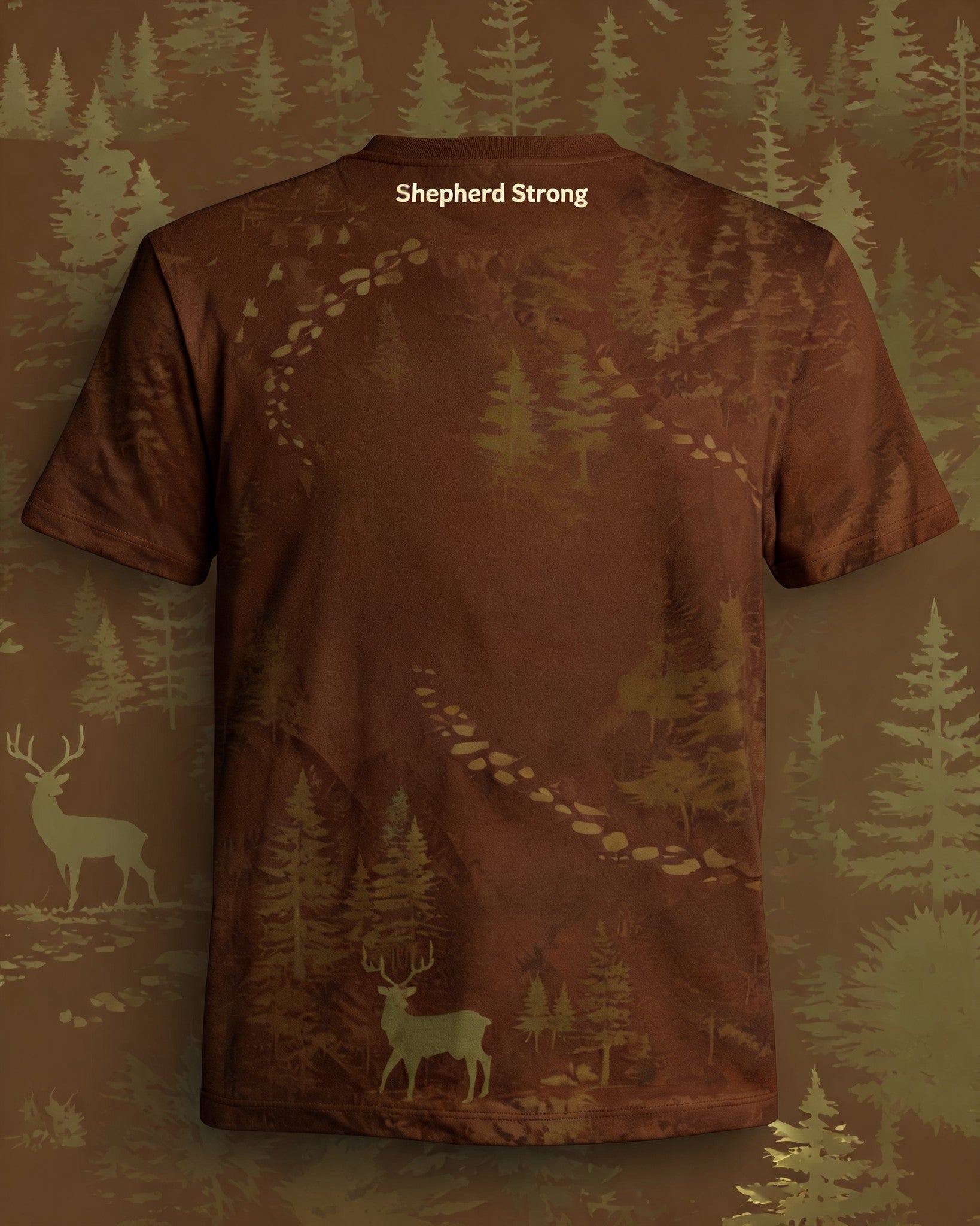 Christian Shirt For Boys Field Ready Shepherd Strong Hunting AOP T-shirt