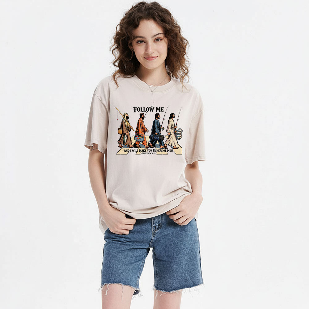 Fishers Of Men Christian Washed T-Shirt