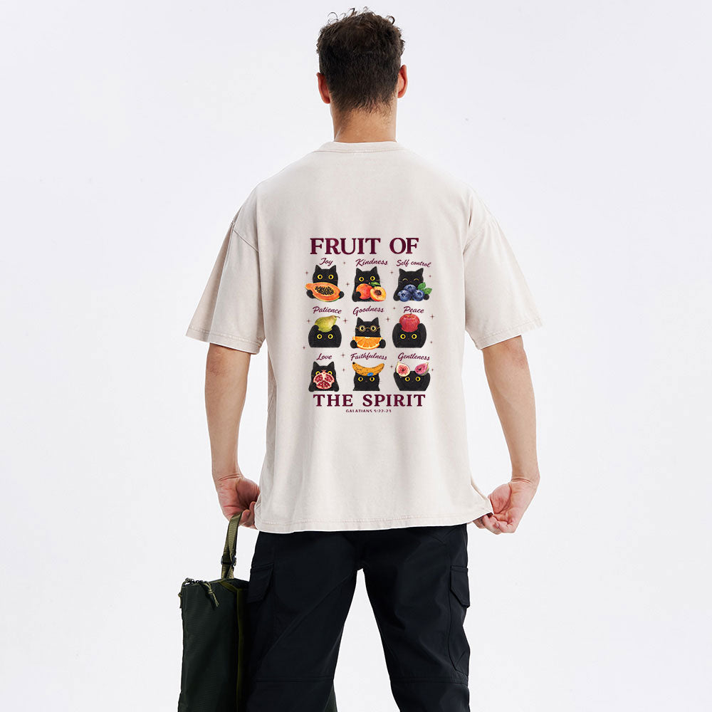 Fruit Of The Spirit Christian Washed T-shirt