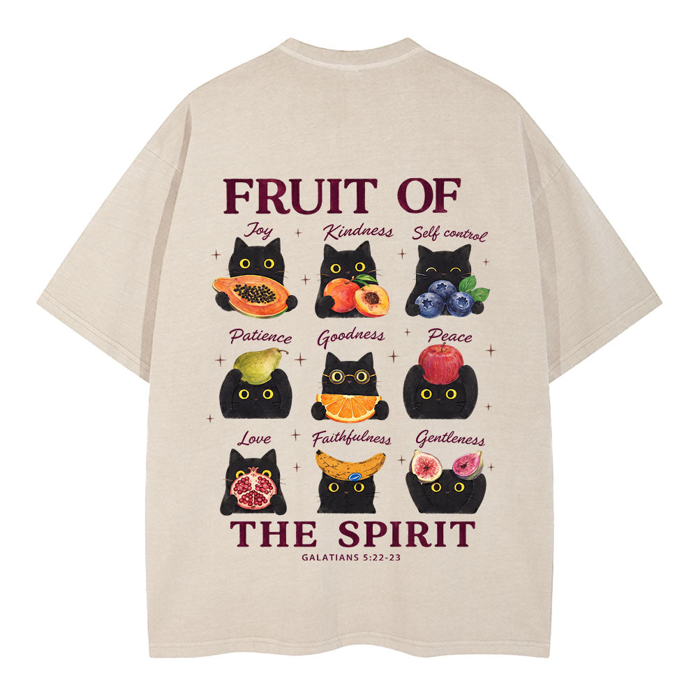 Fruit Of The Spirit Christian Washed T-shirt