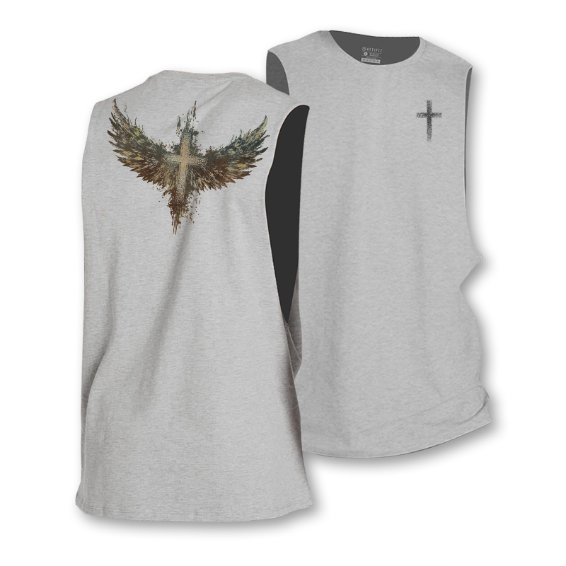 Wings of Grace Record Tank Top