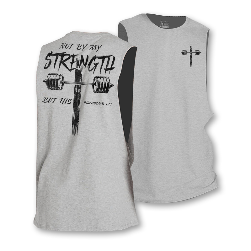 Not by My Strength but His Tank Top