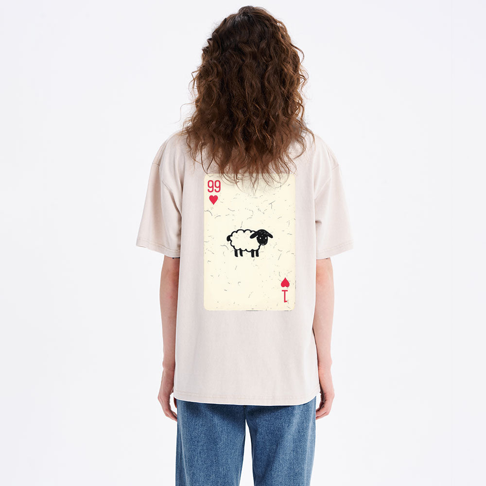 He Left The 99 To Rescue Me Christian Washed T-Shirt