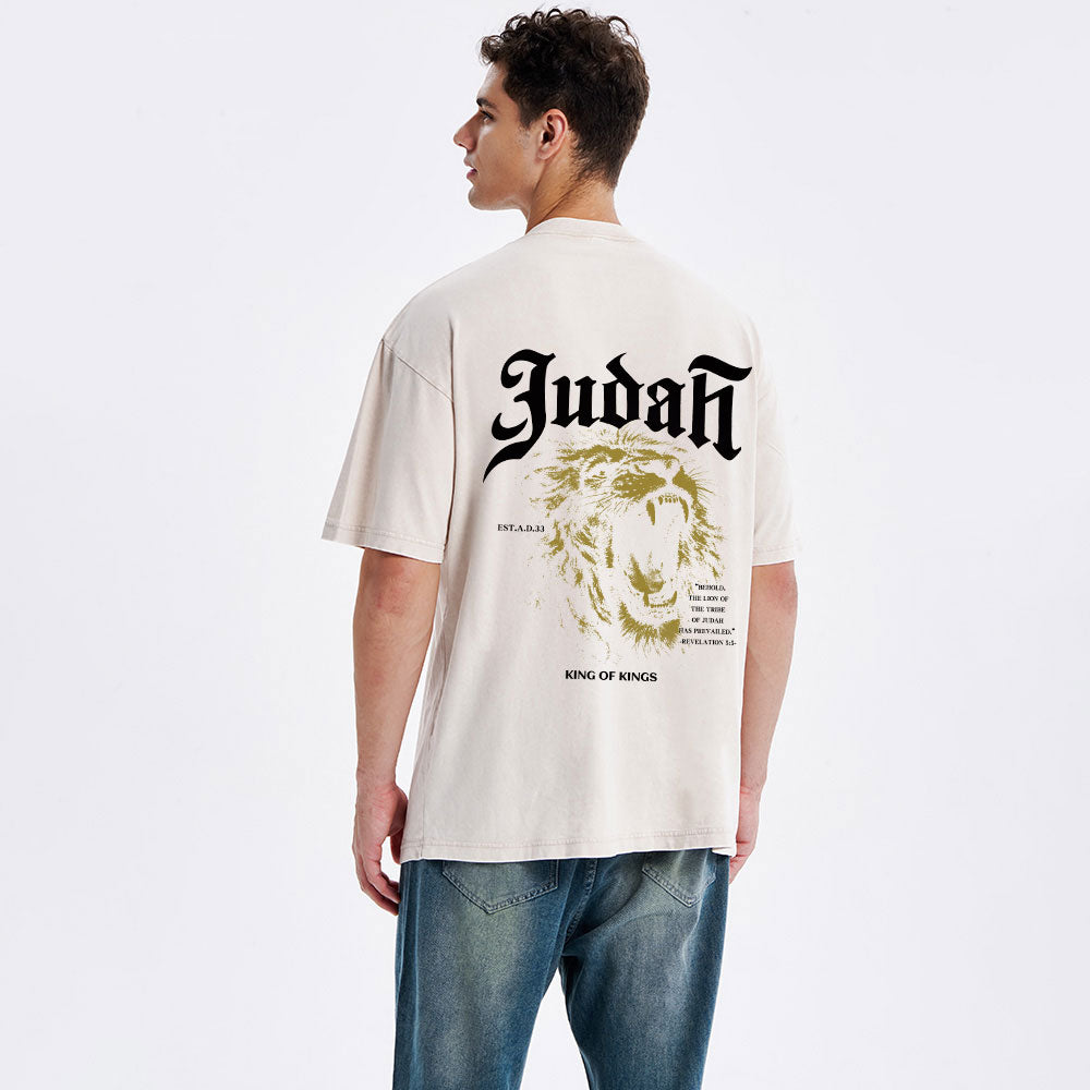 King Of Kings Christian Washed T-Shirt