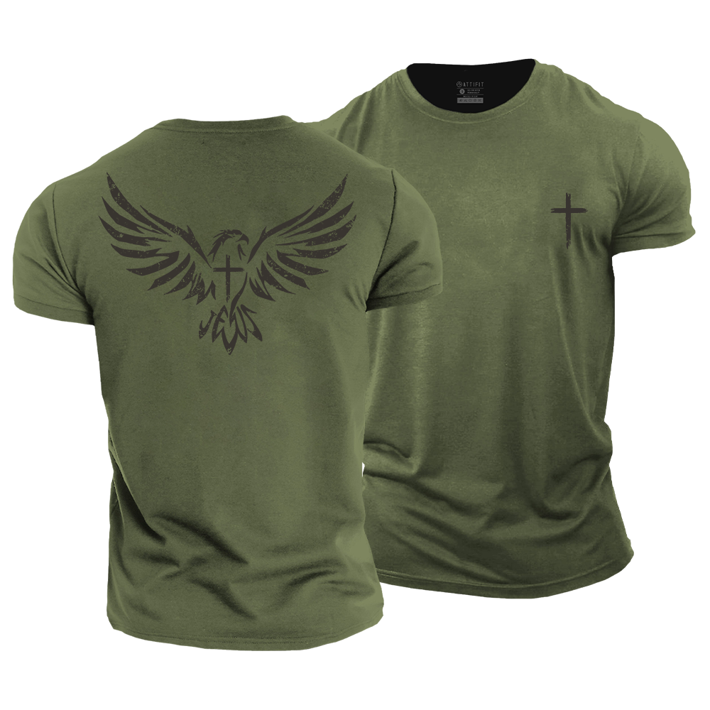 Wings Like Eagles Cotton T-Shirt