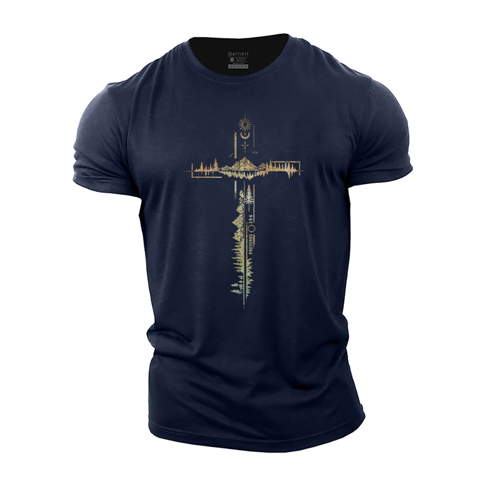 Proverbs 3:5-6 Cotton T-Shirt