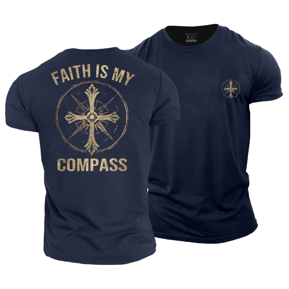 Faith Is My Compass Cotton T-Shirt