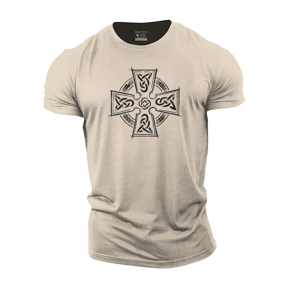 Celtic Cross Cotton T-Shirt