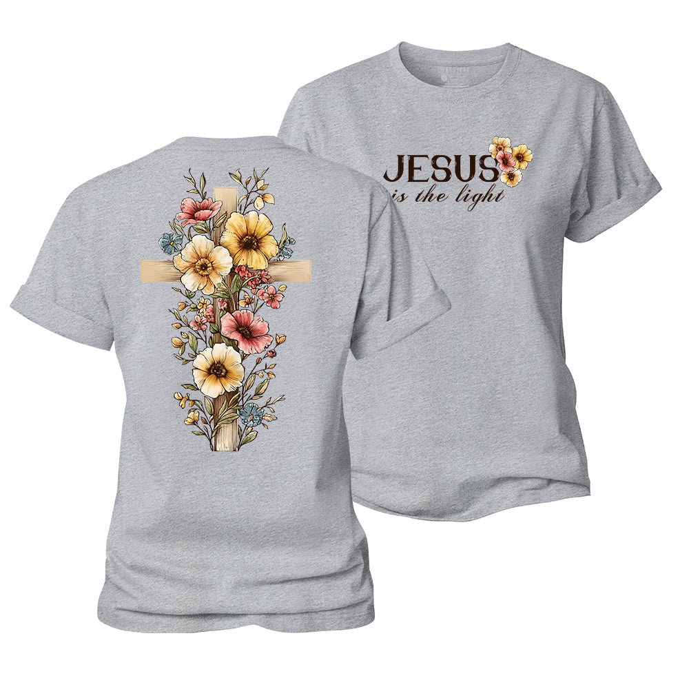 Faith In Bloom Women's Cotton T-Shirt