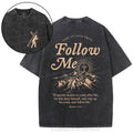 Take Up Your Cross And Follow Me Christian Washed T-Shirt