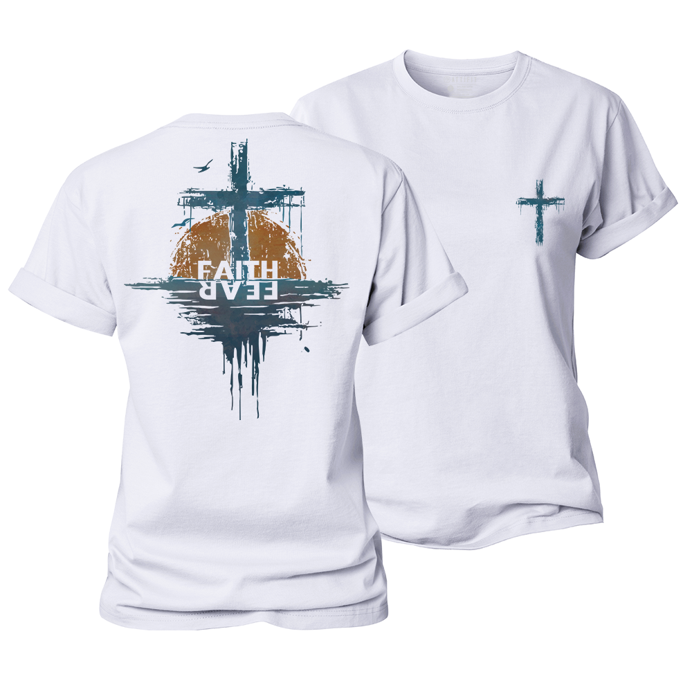 Faith over Fear Women's Cotton T-Shirt