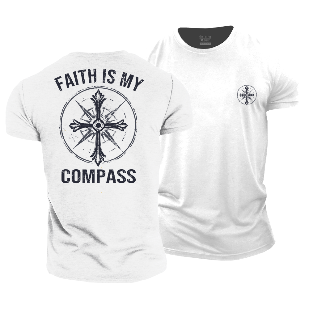 Faith Is My Compass Cotton T-Shirt