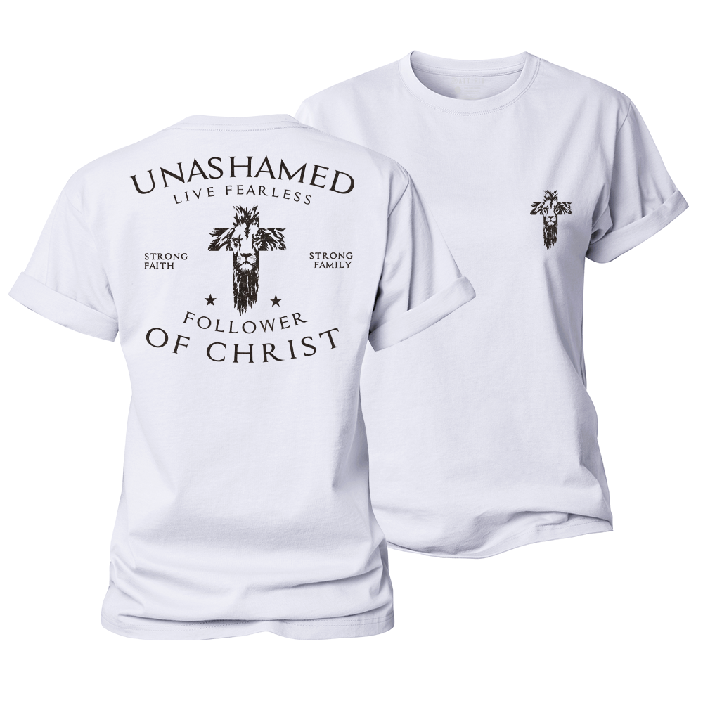 Unashamed Follower of Christ Women's Cotton T-Shirt
