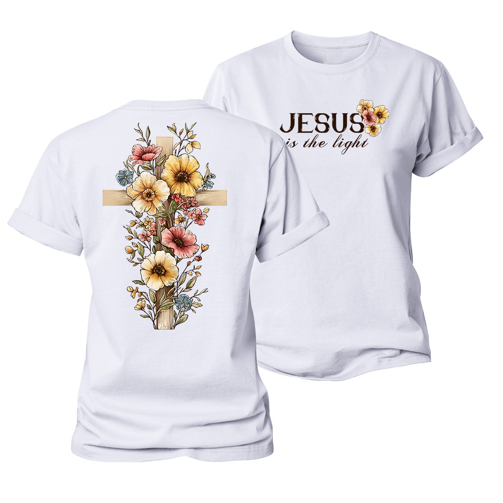 Faith In Bloom Women's Cotton T-Shirt