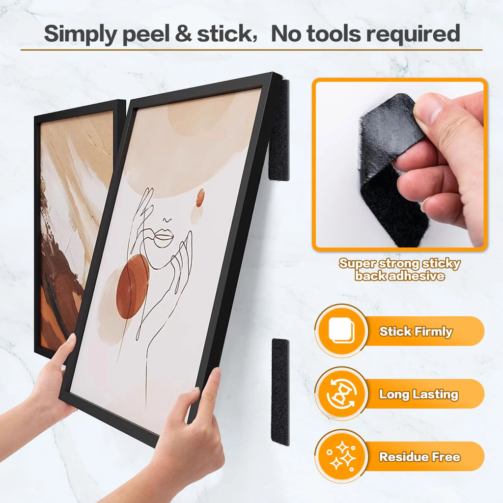 Heavy Duty Hook and Loop Strips with Adhesive