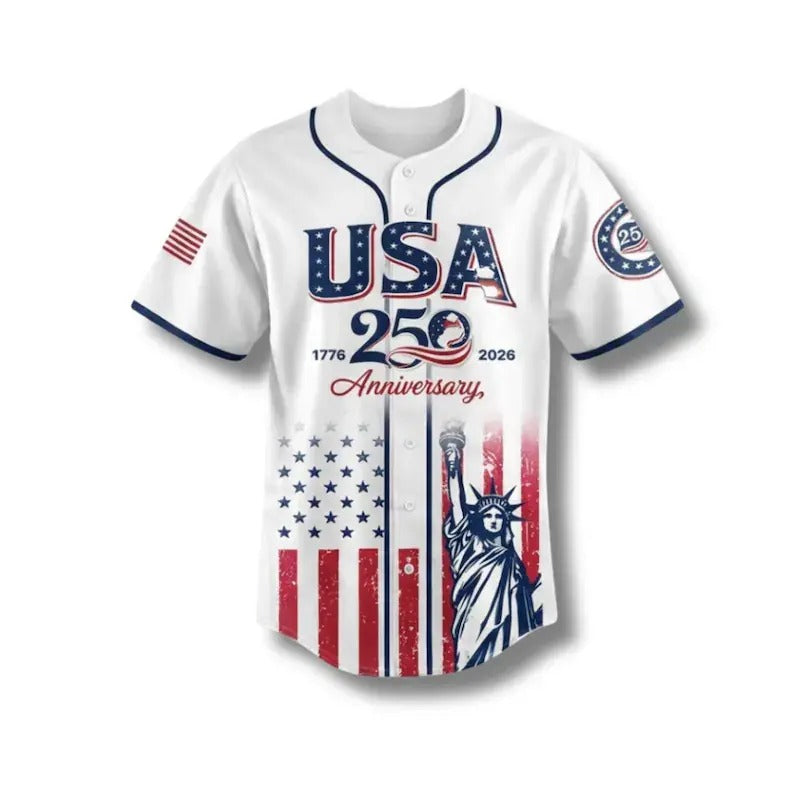 USA 250th Anniversary Baseball Jersey