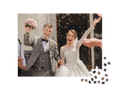 Wedding & Anniversary Custom Photo Jigsaw Puzzle (1 Photo, Landscape)